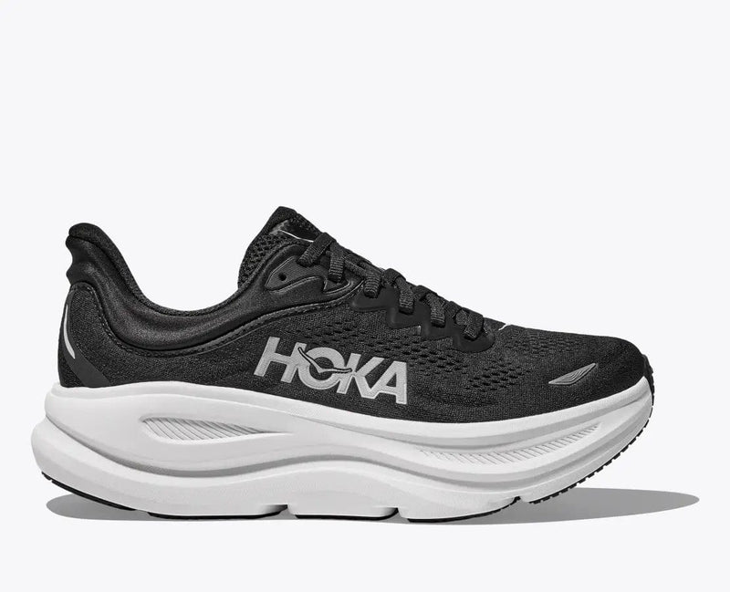 Load image into Gallery viewer, Black / White / 8 HOKA Bondi 9 - Men&#39;s HOKA Bondi 9 - Men&#39;s HOKA
