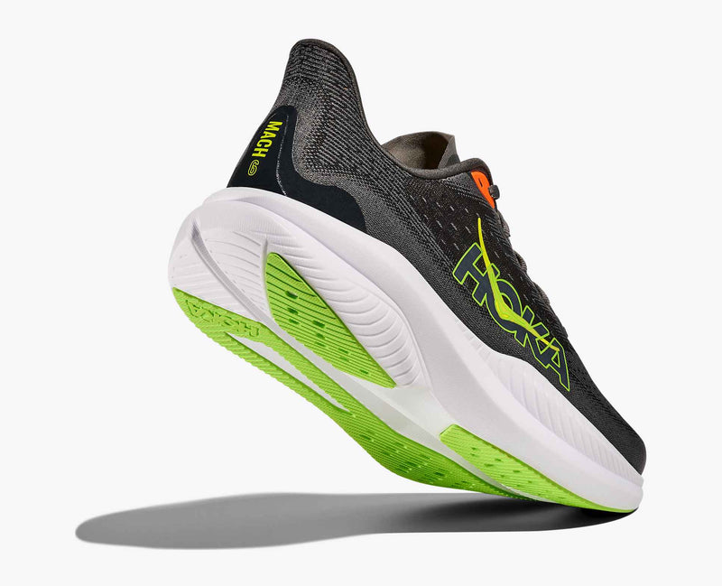 Load image into Gallery viewer, Hoka Men&#39;s Mach 6 in Gravel / Asphalt Grey Hoka Men&#39;s Mach 6 in Gravel / Asphalt Grey Hoka
