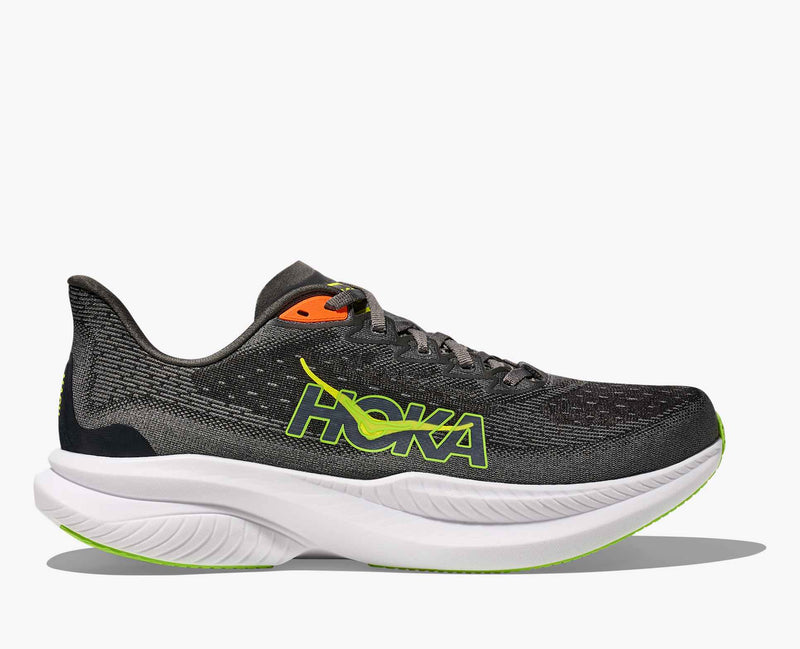 Load image into Gallery viewer, Hoka Men&#39;s Mach 6 in Gravel / Asphalt Grey Hoka Men&#39;s Mach 6 in Gravel / Asphalt Grey Hoka
