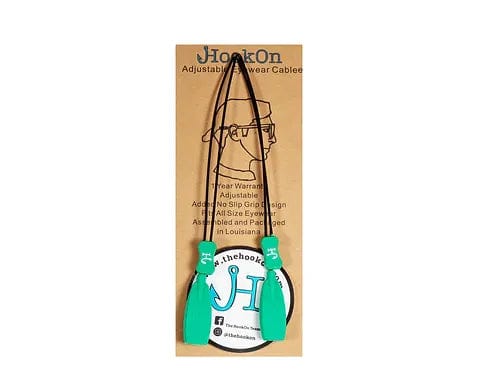 Load image into Gallery viewer, Seafoam Green Hook On Adjustable Eyewear Cable Hook On
