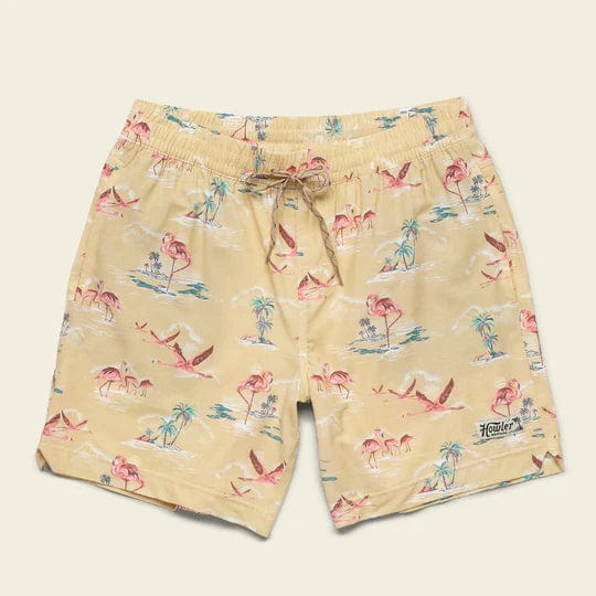 Load image into Gallery viewer, Flamingo Flamboyance / SM Howler Bros Deep Set Boardshorts 17&quot; - Men&#39;s Howler Bros
