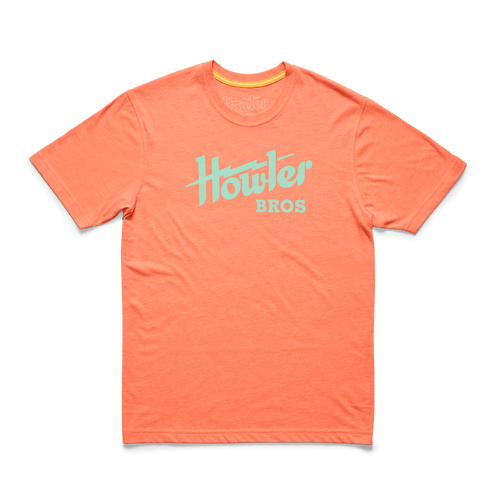 Coral Heather / MED Howler Bros Howler Electric Short Sleeve T-shirt in Coral Heather Howler Bros Howler Electric Short Sleeve T-shirt in Coral Heather Howler Bros