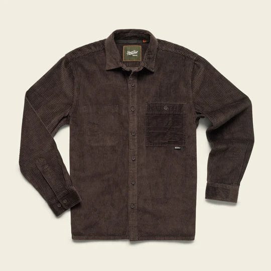 Load image into Gallery viewer, Cocoa / MED Howler Bros Iquitos Corduroy Overshirt - Men&#39;s Howler Bros Iquitos Corduroy Overshirt - Men&#39;s Howler Bros
