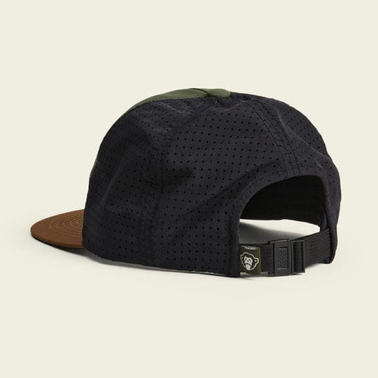 Army / Brown / Black Howler Bros Men's Aperture Tech Strapback Hat in Army / Brown / Black Howler Bros Men's Aperture Tech Strapback Hat in Army / Brown / Black Howler Bros