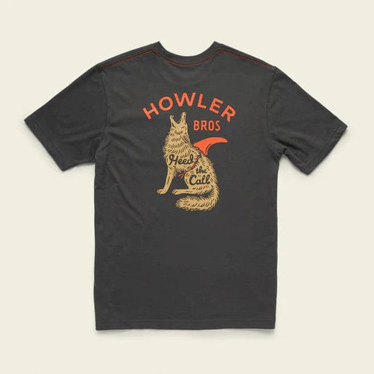 Coyote Howl: Antique Black / MED Howler Bros Select Pocket Shortsleeve T-Shirt - Men's Howler Bros