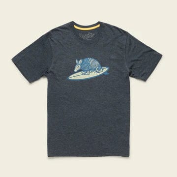 Surfin' Armadillo : Charcoal Heather / MED Howler Bros Select Tee - Men's Howler Bros