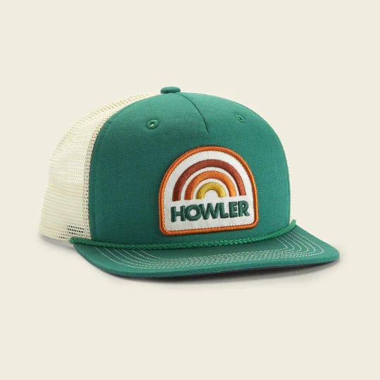 Load image into Gallery viewer, Rainbow: Green Howler Bros Structured Snapback Howler Bros
