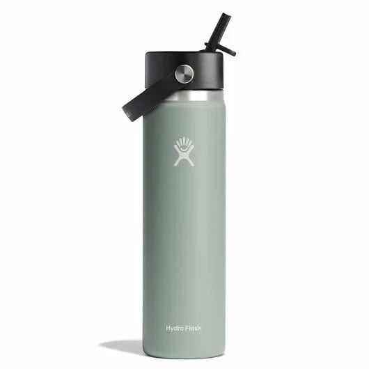 Load image into Gallery viewer, Agave Hydro Flask 24 oz Wide Mouth with Flex Straw Cap in Agave Hydro Flask
