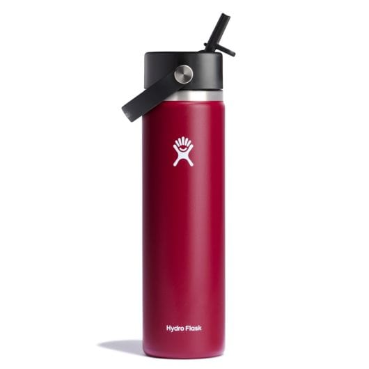 Berry Hydro Flask 24oz Wide Mouth with Flex Straw Cap Hydro Flask