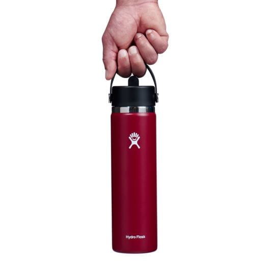 Berry Hydro Flask 24oz Wide Mouth with Flex Straw Cap Hydro Flask