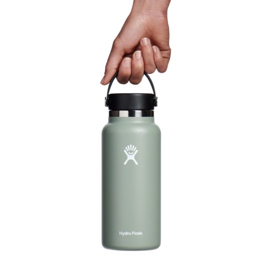 Load image into Gallery viewer, Agave Hydro Flask 32oz Bottle w/Wide Mouth Flex Cap Hydro Flask
