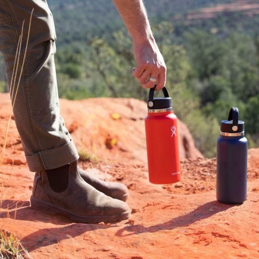 Load image into Gallery viewer, Agave Hydro Flask 32oz Bottle w/Wide Mouth Flex Cap Hydro Flask

