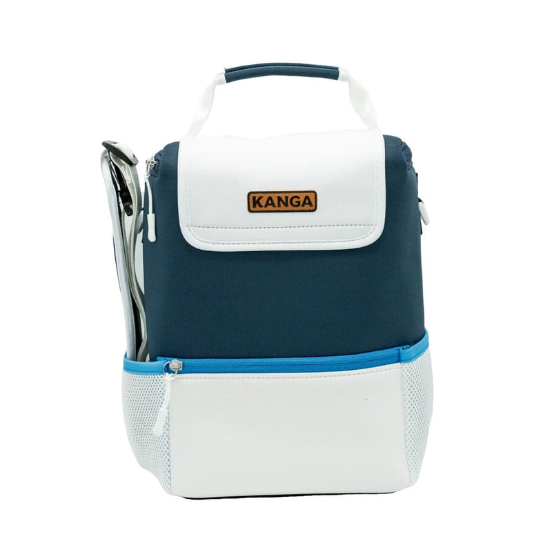 Load image into Gallery viewer, Malibu/: Cream/Navy Kanga The Pouch 6/12 Pack Kanga The Pouch 6/12 Pack Kanga Coolers
