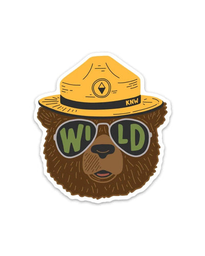 Keep Nature Wild Wildbear Sticker Keep Nature Wild