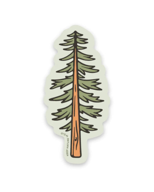 Keep Nature Wild Conifer Sticker