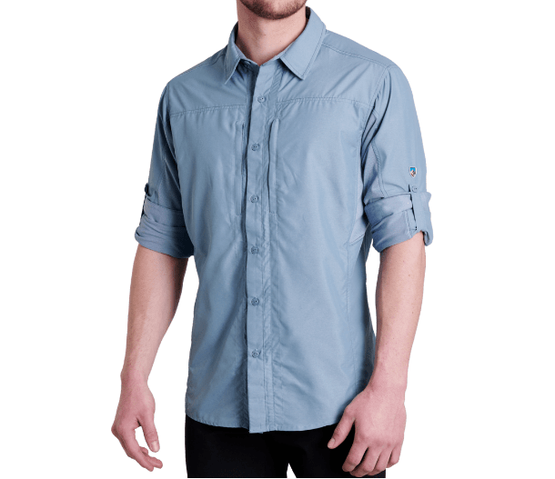 Load image into Gallery viewer, Blue Slate / MED Kuhl Airspeed Longsleeve Shirt - Men&#39;s Kuhl
