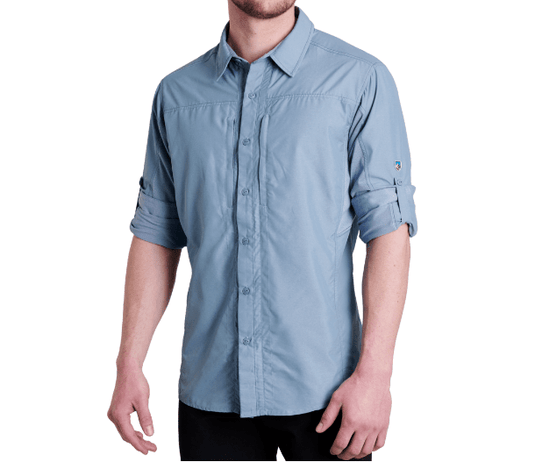 Blue Slate / MED Kuhl Airspeed Longsleeve Shirt - Men's Kuhl