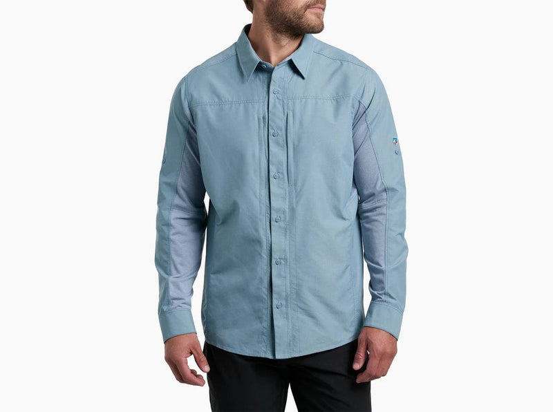 Load image into Gallery viewer, Blue Slate / MED Kuhl Airspeed Longsleeve Shirt - Men&#39;s Kuhl
