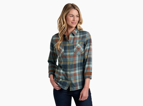 Mineral Blue / SM Kuhl Tess Flannel - Women's Kuhl Tess Flannel - Women's Kuhl