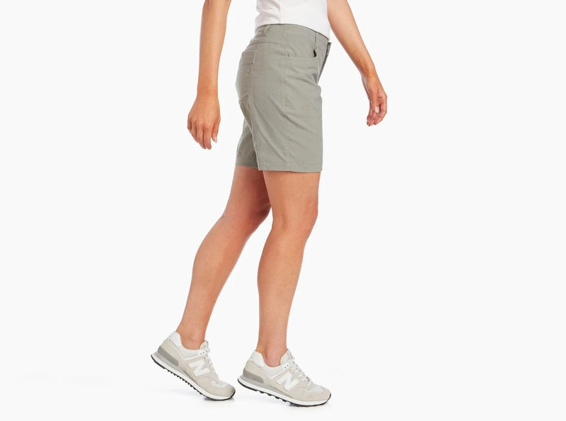 Load image into Gallery viewer, Kuhl Women&#39;s Trekr Pull On Short 8&quot; in Stone Kuhl Women&#39;s Trekr Pull On Short 8&quot; in Stone Kuhl
