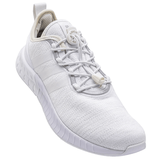 Lock Laces White Solid No Tie Shoelaces Lock Laces