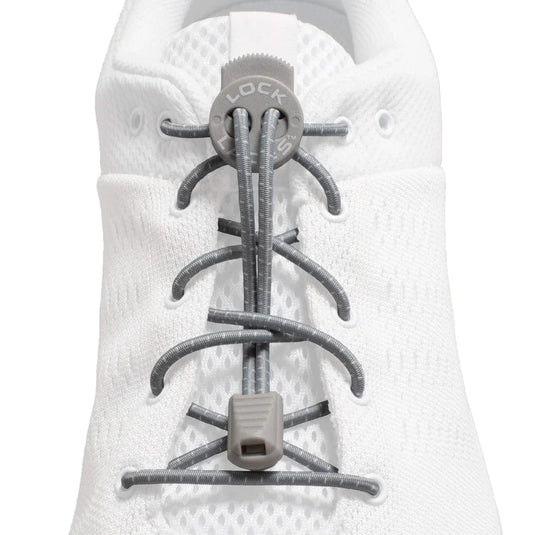 Locklaces Cool Gray No Tie Shoelaces – The Backpacker