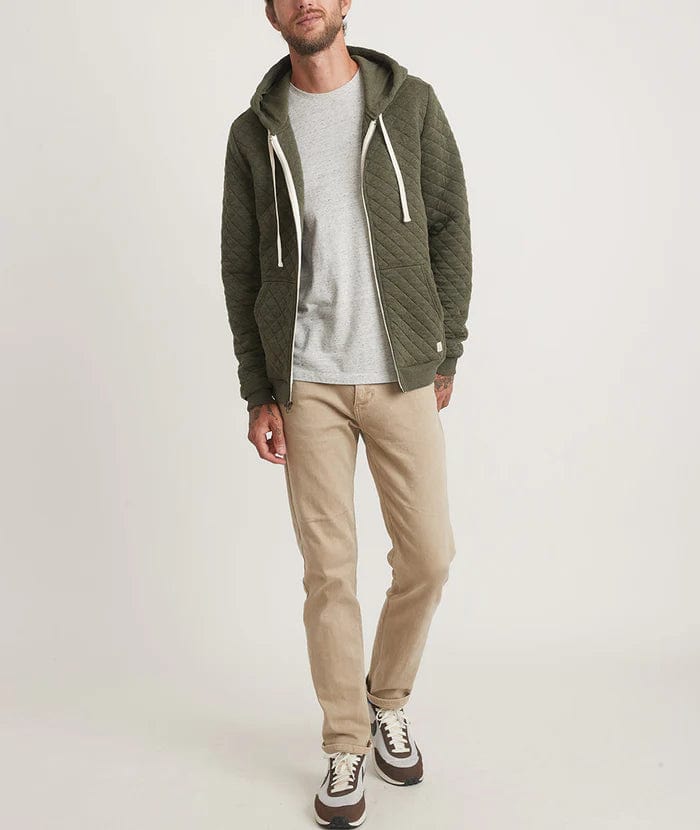 Load image into Gallery viewer, Marine Layer Corbet Quilted Full Zip Hoodie - Men&#39;s Marine Layer
