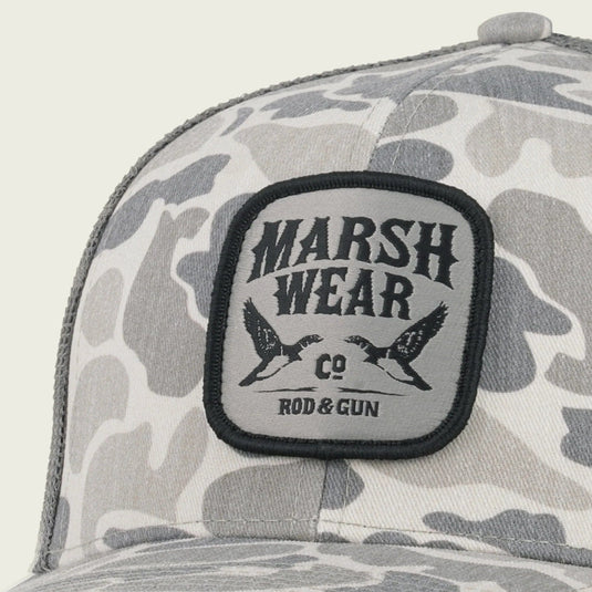 Stone Mallard Camo Marsh Wear Daffy Trucker Hat Marsh Wear