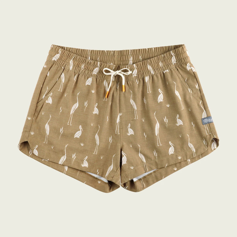 Load image into Gallery viewer, Cumin / XS Marsh Wear Fulton Volley Shorts - Women&#39;s Marsh Wear
