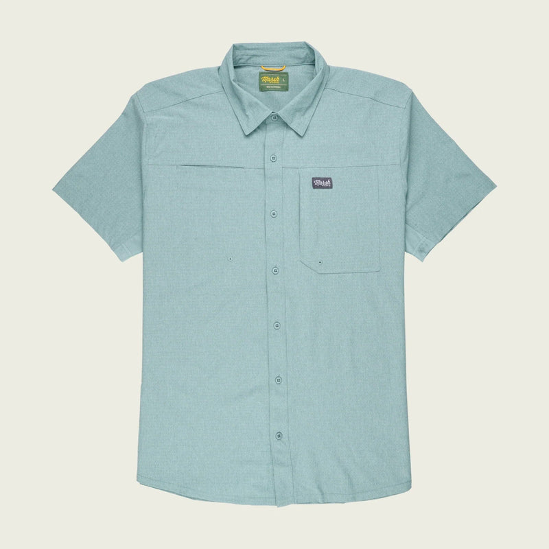 Load image into Gallery viewer, Trellis / MED Marsh Wear Lenwood Tech Shortsleeve Shirt - Men&#39;s Marsh Wear
