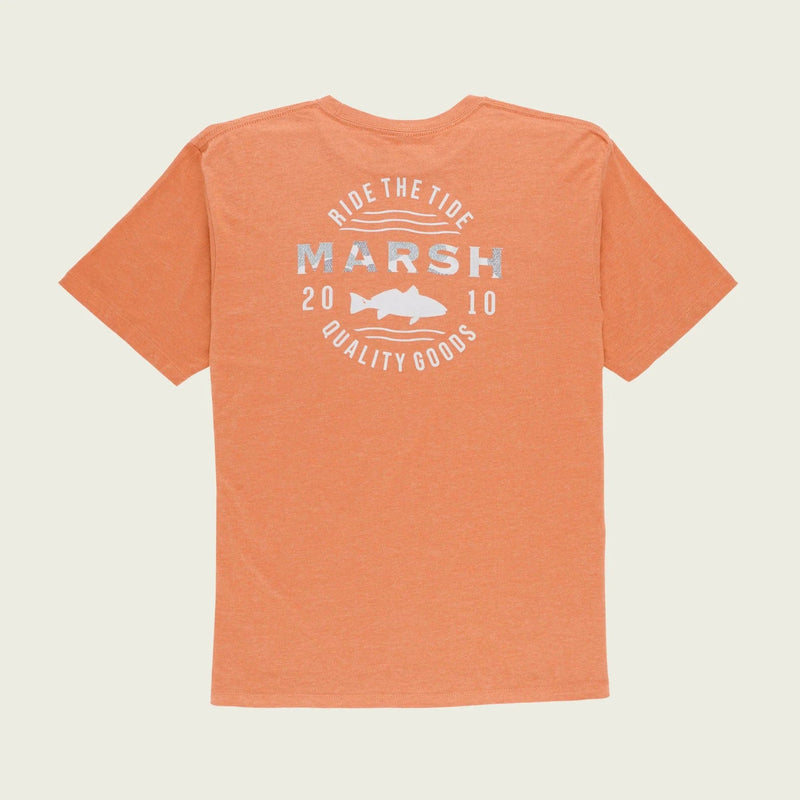 Load image into Gallery viewer, Raw Sienna Heather / MED Marsh Wear Lowcountry T-shirt - Men&#39;s Marsh Wear
