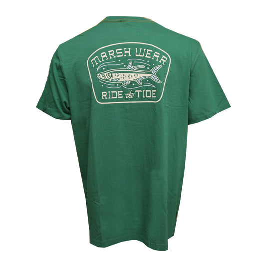 S / Antique Green Marsh Wear Men's Currents T-Shirt in Antique green Marsh Wear Men's Currents T-Shirt in Antique green Marsh Wear