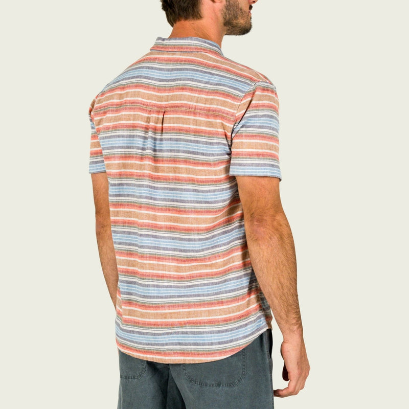 Load image into Gallery viewer, Marsh Wear Men's Layday Button Up in Spicy Orange Marsh Wear Men's Layday Button Up in Spicy Orange Marsh Wear
