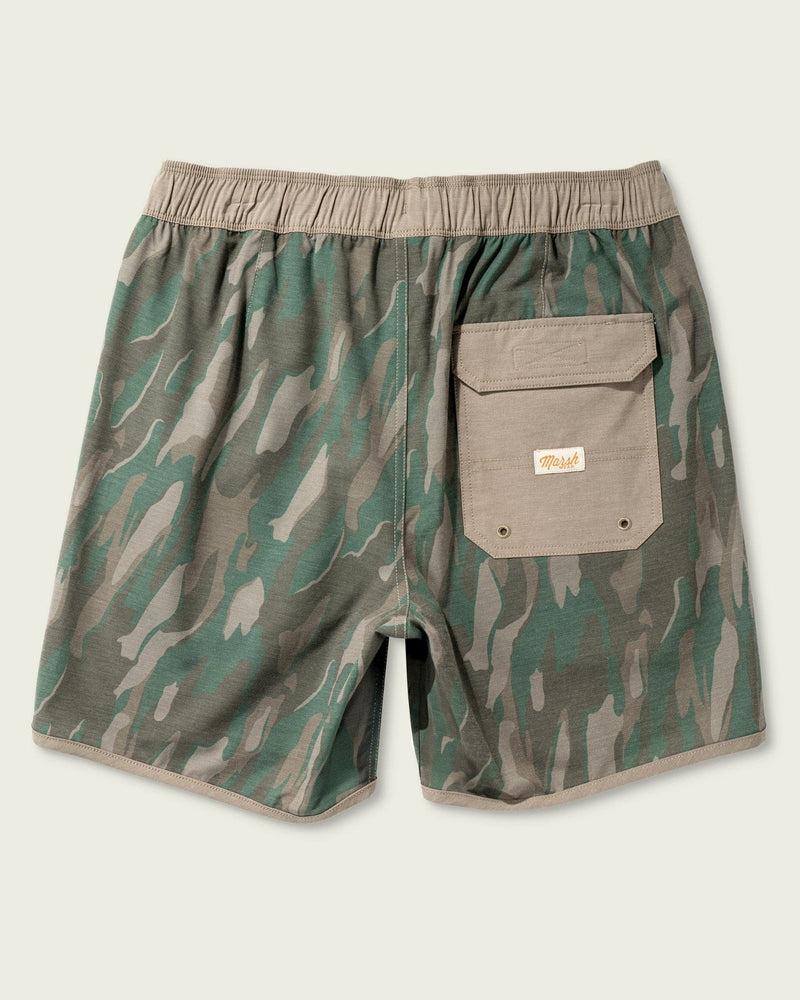 Load image into Gallery viewer, Marsh Wear Men's SurfStride Shorts in Thyme Lowland Camo Marsh Wear Men's SurfStride Shorts in Thyme Lowland Camo Marsh Wear
