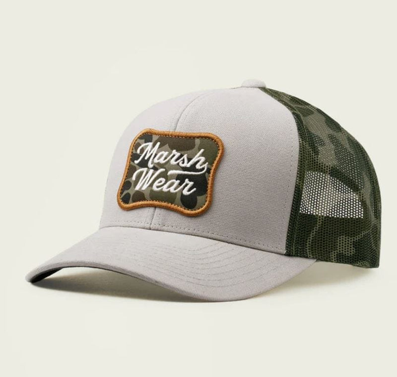 Load image into Gallery viewer, Stone Marsh Wear Roadside Trucker in Stone Marsh Wear Roadside Trucker in Stone Marsh Wear
