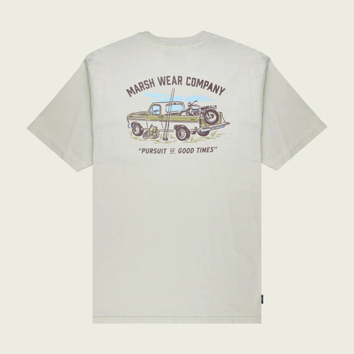 Stone Brown / MED Marsh Wear Rumble Shortsleeve T-Shirt - Men's Marsh Wear