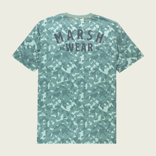 Lily Pad Foxhole Camo / SM Marsh Wear Stackhouse Performance Shortsleeve Tee - Men's Marsh Wear