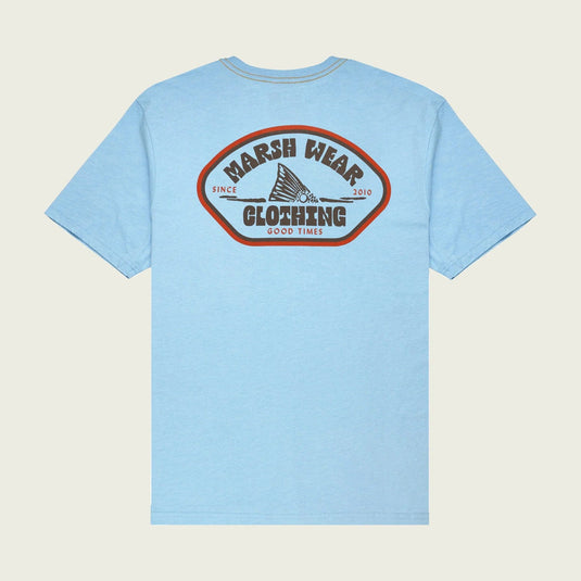 Bluesteel Heather / SM Marsh Wear Tailer T-Shirt - Men's Marsh Wear