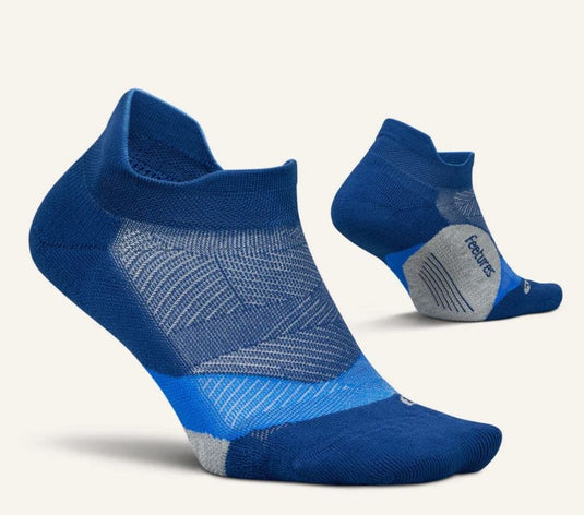 Men's Feetures Elite Light Cushion No Show Tab in Navy Mist Men's Feetures Elite Light Cushion No Show Tab in Navy Mist feetures