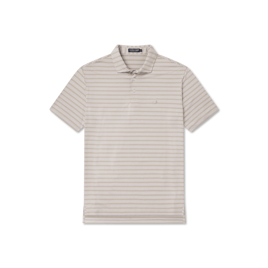 Burnt Taupe & Tan Maybourne / SM Men's Southern Marsh Maybourne Fl Stripe Polo Men's Southern Marsh Maybourne Fl Stripe Polo Southern Marsh