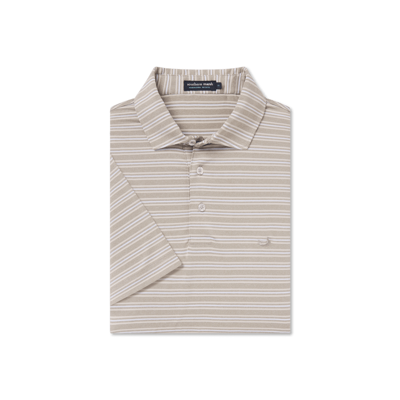 Load image into Gallery viewer, Men&#39;s Southern Marsh Maybourne Fl Stripe Polo Men&#39;s Southern Marsh Maybourne Fl Stripe Polo Southern Marsh
