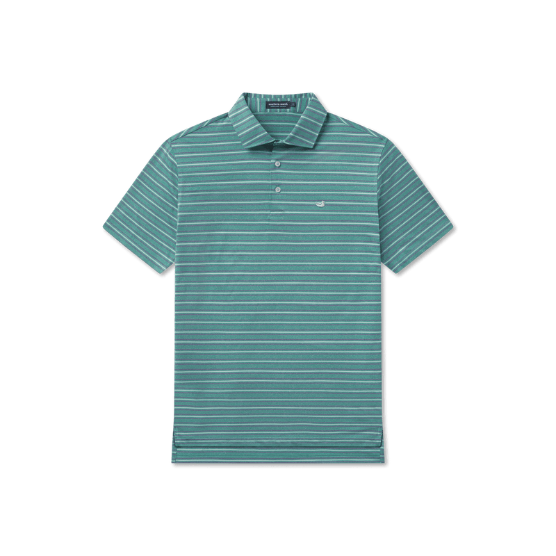 Load image into Gallery viewer, Teal &amp; Mountain Purple / SM Men&#39;s Southern Marsh Maybourne Fl Stripe Polo Men&#39;s Southern Marsh Maybourne Fl Stripe Polo Southern Marsh
