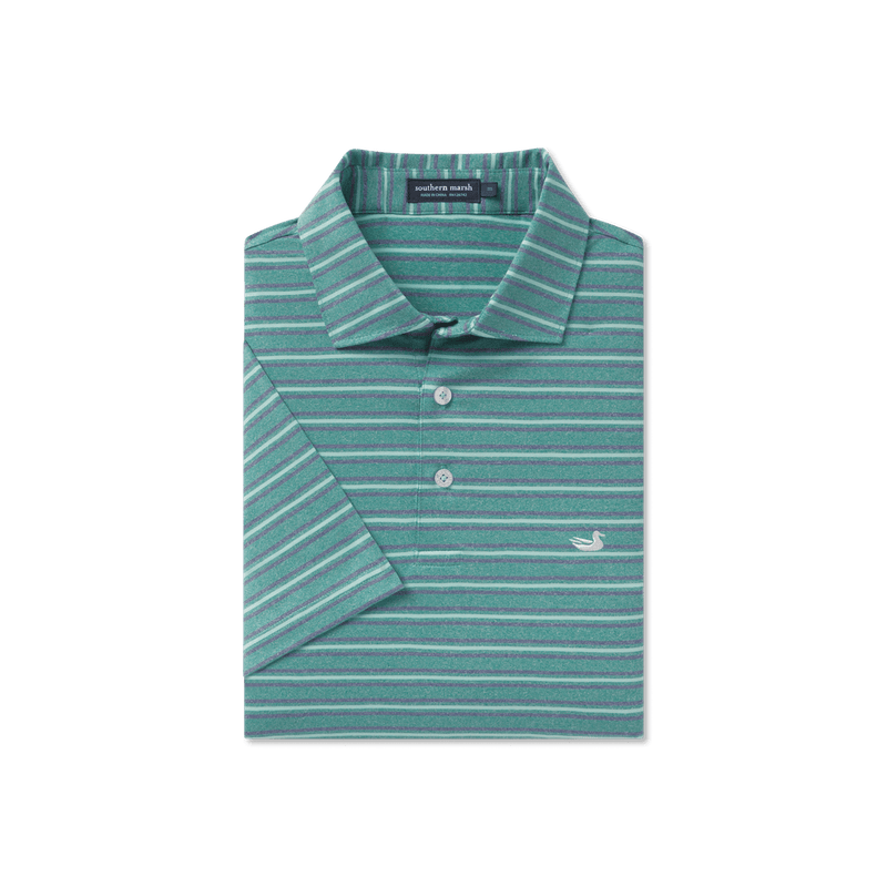 Load image into Gallery viewer, Men&#39;s Southern Marsh Maybourne Fl Stripe Polo Men&#39;s Southern Marsh Maybourne Fl Stripe Polo Southern Marsh
