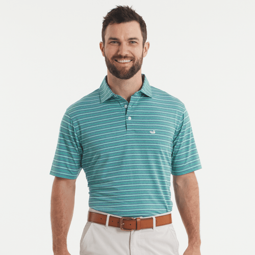 Men's Southern Marsh Maybourne Fl Stripe Polo Men's Southern Marsh Maybourne Fl Stripe Polo Southern Marsh