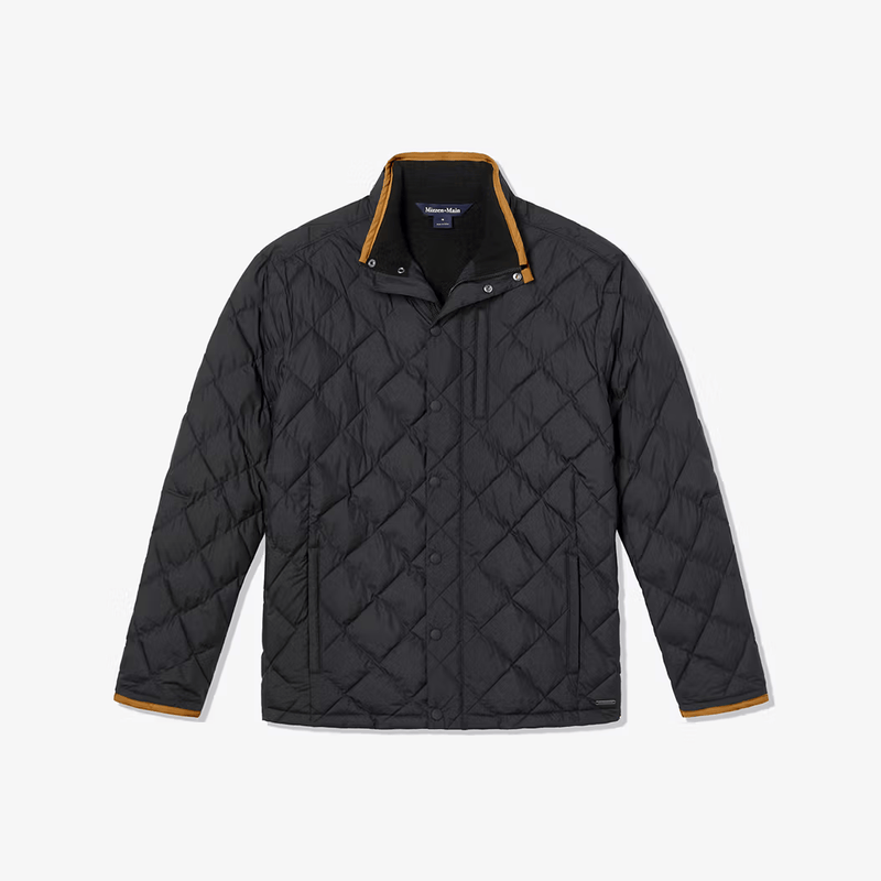 Load image into Gallery viewer, Black Solid / SM Mizzen + Main Belmont Quilted Jacket - Men&#39;s Mizzen + Main Belmont Quilted Jacket - Men&#39;s Mizzen + Main
