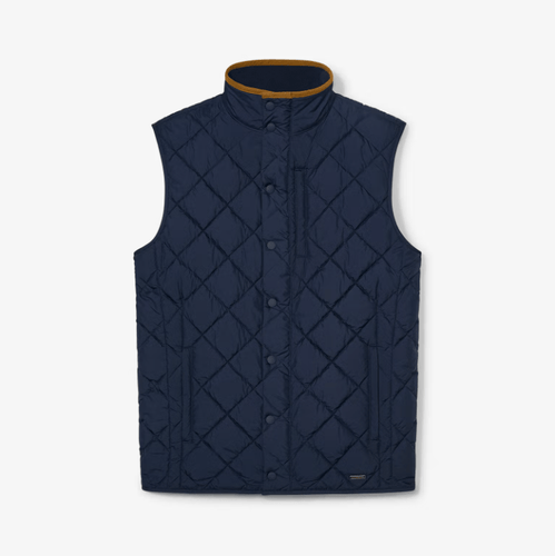 Navy Solid / SM Mizzen + Main Belmont Quilted Vest - Men's Mizzen + Main Belmont Quilted Vest - Men's Mizzen + Main