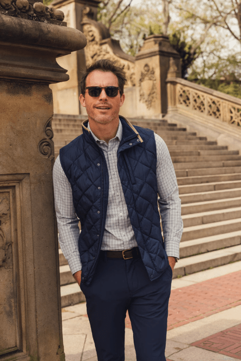 Load image into Gallery viewer, Mizzen + Main Belmont Quilted Vest - Men&#39;s Mizzen + Main Belmont Quilted Vest - Men&#39;s Mizzen + Main
