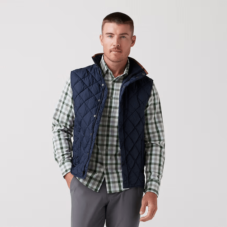 Load image into Gallery viewer, Mizzen + Main Belmont Quilted Vest - Men&#39;s Mizzen + Main Belmont Quilted Vest - Men&#39;s Mizzen + Main
