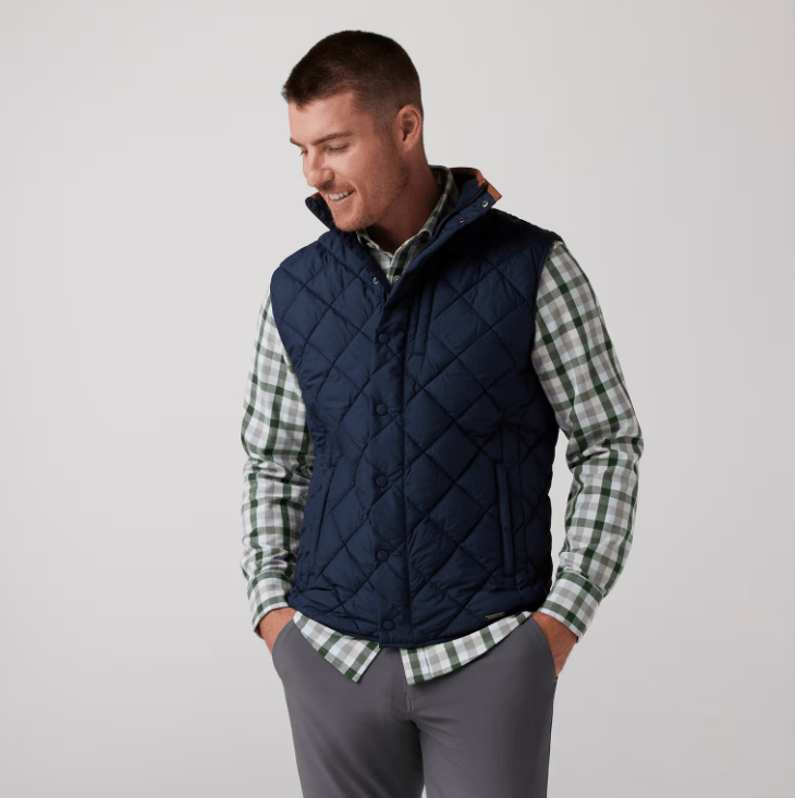 Load image into Gallery viewer, Mizzen + Main Belmont Quilted Vest - Men&#39;s Mizzen + Main Belmont Quilted Vest - Men&#39;s Mizzen + Main
