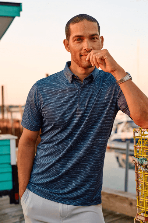 Load image into Gallery viewer, Mizzen + Main Halyard Shortsleeve Polo Trim Fit - Men&#39;s Mizzen + Main Halyard Shortsleeve Polo Trim Fit - Men&#39;s Mizzen + Main
